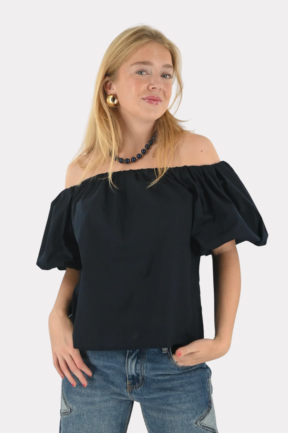 Fiore blouse - navy