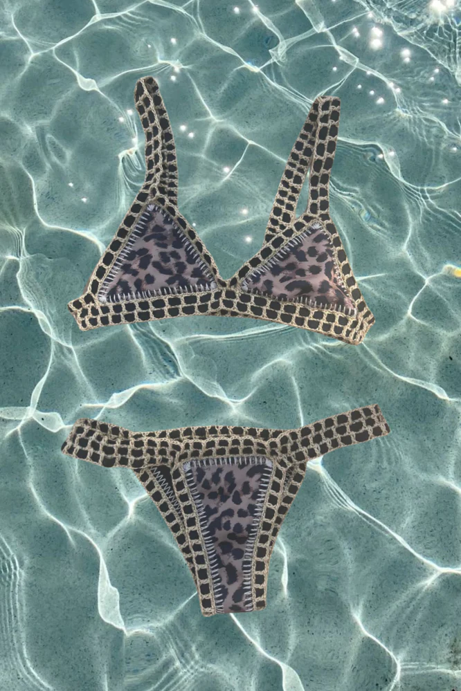 Leopard Ibiza bikini - bruin