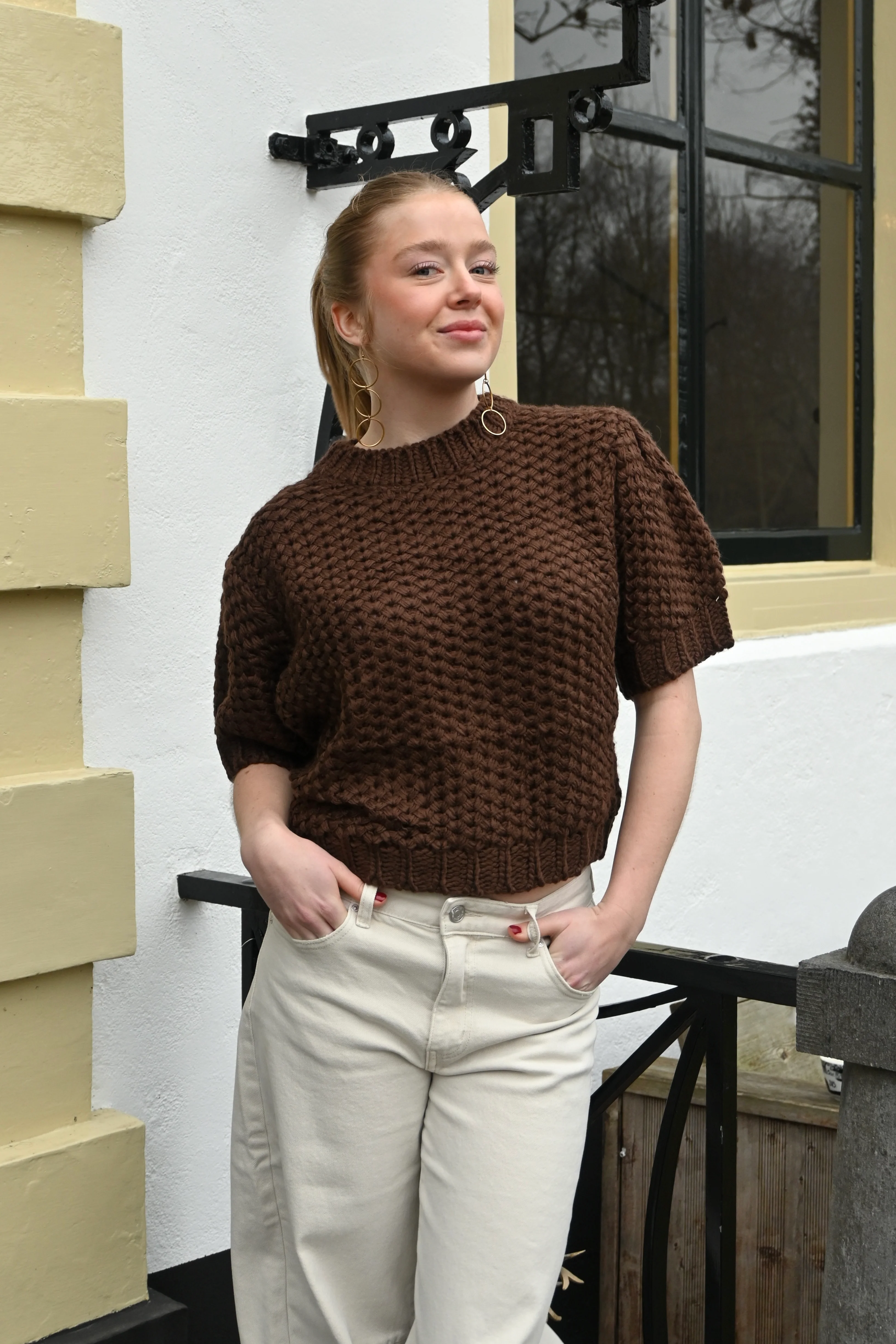 Brownie knitted top