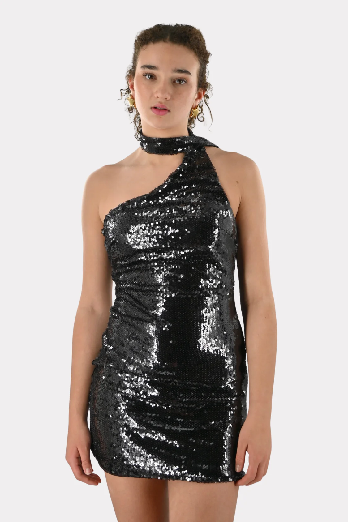 Light up the night dress - bruin